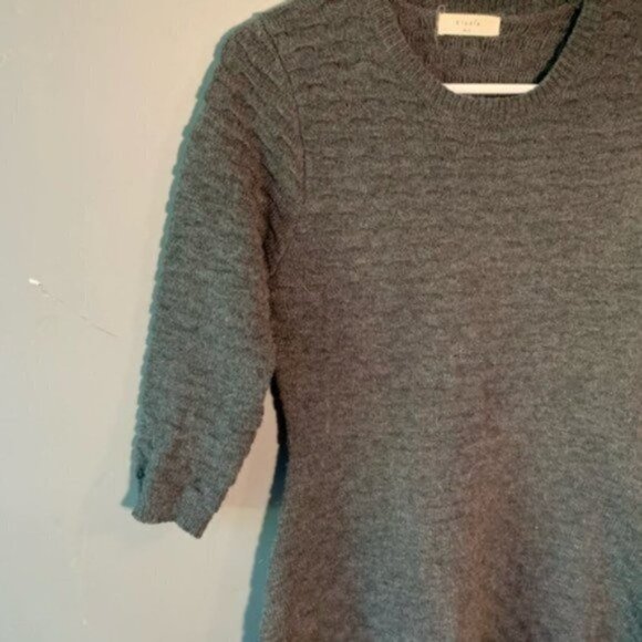 Elodie Nordstrom Sweater Dress Gray Textured - Picture 4 of 8